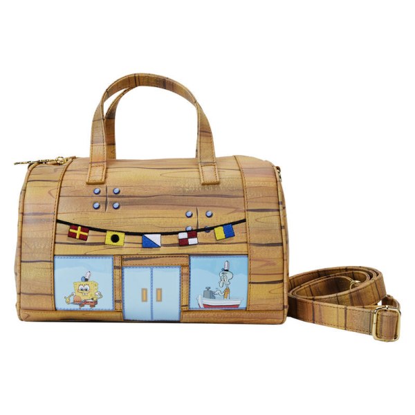Borsa a tracolla Loungefly SpongeBob Krusty borsa a tracolla il 25° anniversario
