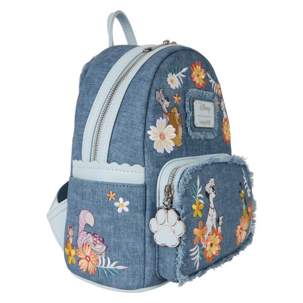 MINI ZAINO CANI E GATTI CON FRANGE - DISNEY LOUNGEFLY