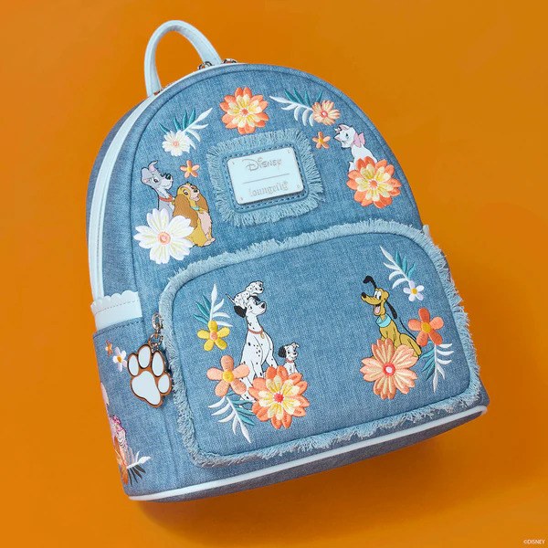 MINI ZAINO CANI E GATTI CON FRANGE - DISNEY LOUNGEFLY