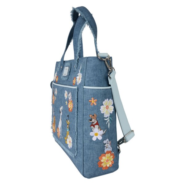 ZAINO CONVERTIBILE E BORSA TOTE CON SACCHETTO PORTAMONETE CANI E GATTI - DISNEY LOUNGEFLY
