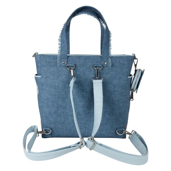 ZAINO CONVERTIBILE E BORSA TOTE CON SACCHETTO PORTAMONETE CANI E GATTI - DISNEY LOUNGEFLY