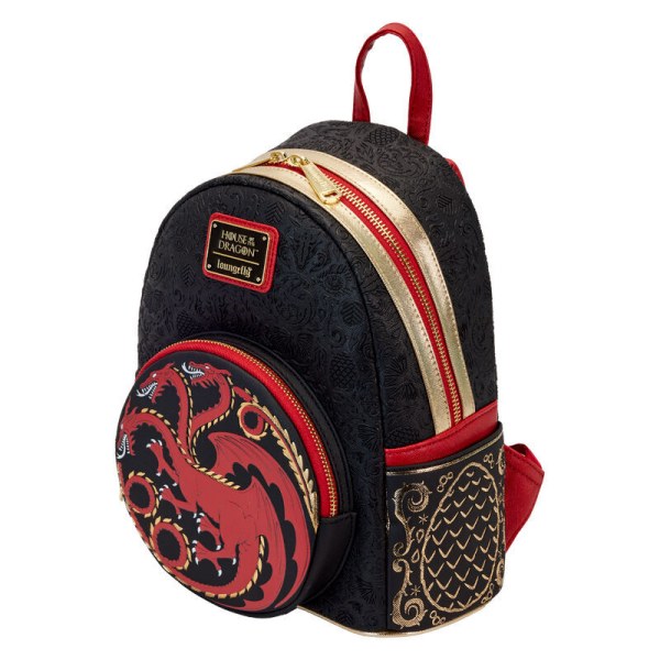 Zaino Loungefly Game of Thrones House of the Dragon Targaryen da 26 cm