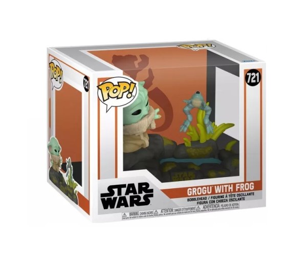 Star Wars Pop! 721 Deluxe Mandalorian S10 Din Grogu Frog