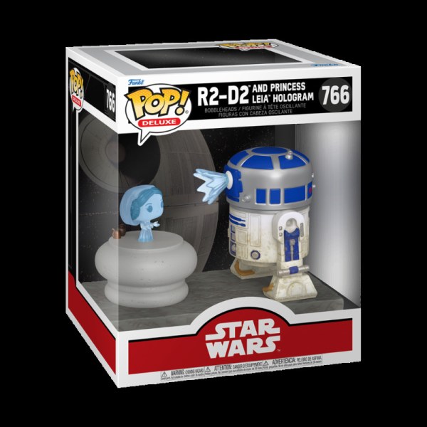 Star Wars Pop! 766 S9 Deluxe R2-D2 e Leia