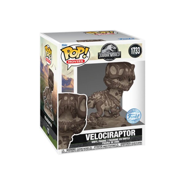 Jurassic Park Pop! 1733 Super Velociraptor Fossile