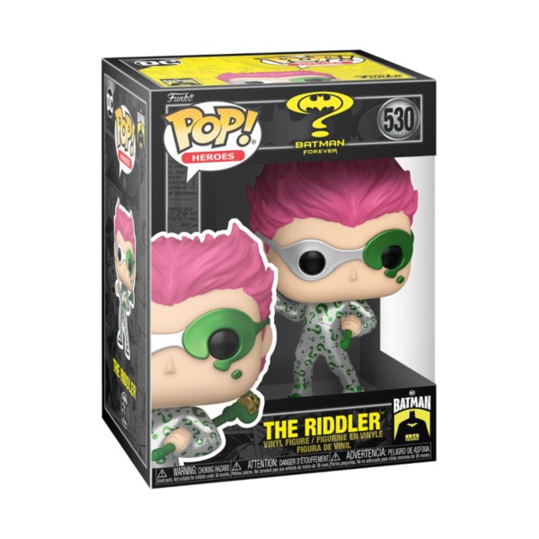 Dc Pop! 530 Batman Forever L'Enigmista Metallico