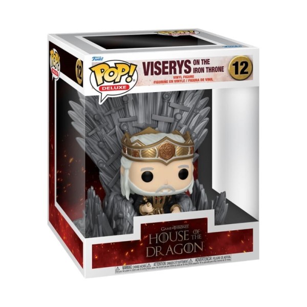 FUNKO POP Deluxe! 12 Viserys sul Trono - House Of The Dragon S2
