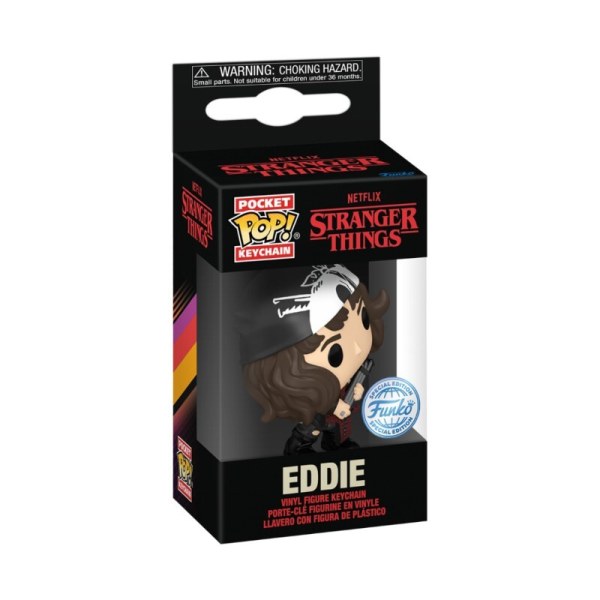 Portachiavi Pocket Pop Eddie - Stranger Things
