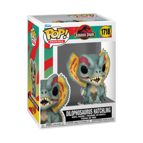 Jurassic Park Pop! 1718 Eclosion Dilophosaurus