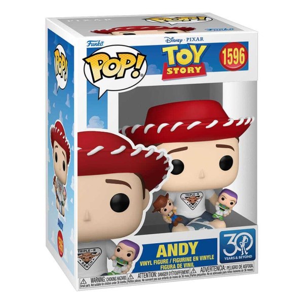Toy Story POP! 1596 Disney Personaggi in vinile Andy (30° anniversario) 9 cm