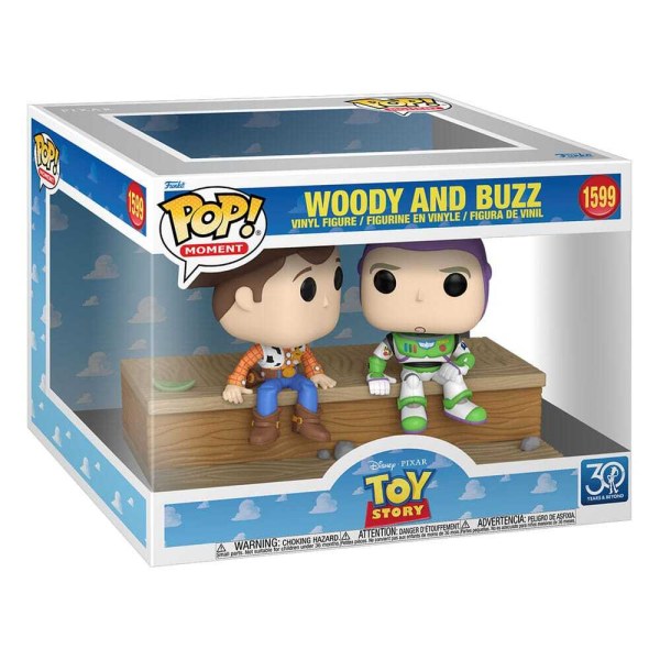 Toy Story POP Moment 1599 Personaggi in vinile Woody e Buzz (30° anniversario) 9 cm
