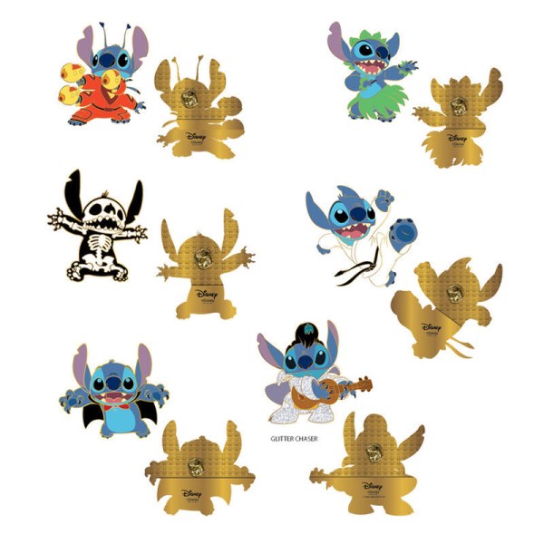 Spilla smaltata Loungefly Disney Stitch Mystery Blind Box