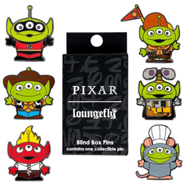 Loungefly Disney Pixar Toy Story Alien Mystery Blind Box Spilla smaltata