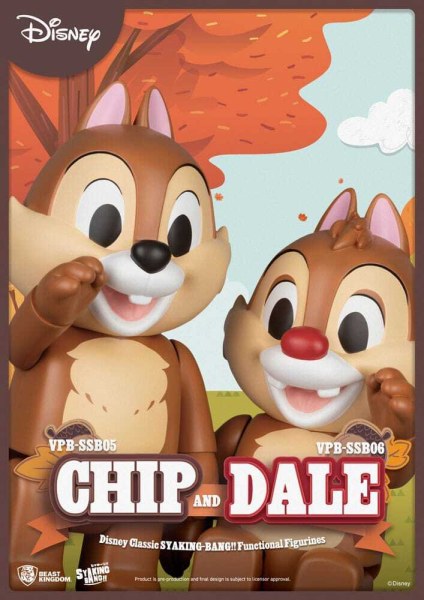 Disney: Classico Cip 'n' Ciop Syaking Bang PVC Figure Cip 'n' Ciop 33 cm