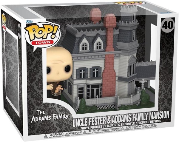 Pop Town 40 Addams Home & Zio Fester - La famiglia Addams