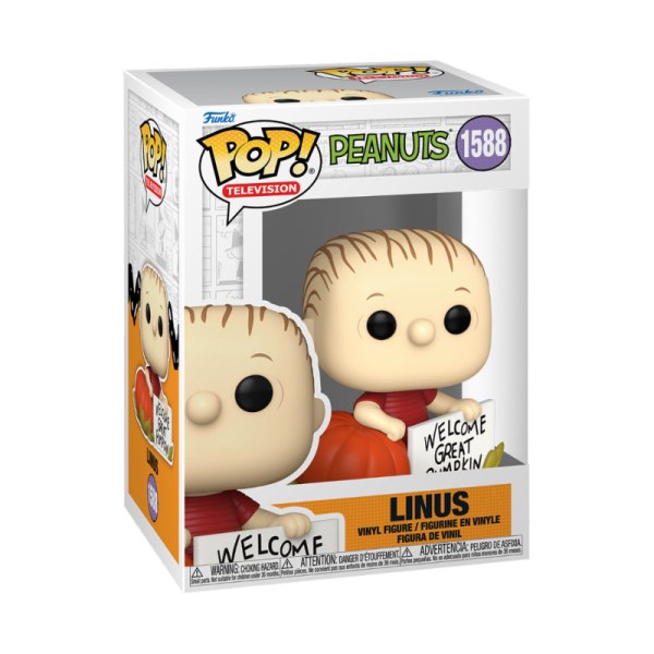 Snoopy Peanuts Pop! 1588 Linus Grande Zucca