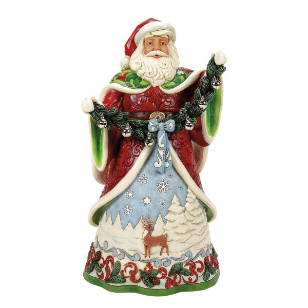 EDIZIONE DA COLLEZIONE SANTA BELL GARLAND - HEARTWOOD CREEK