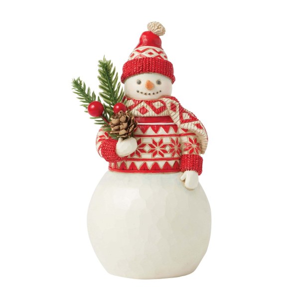 PUPAZZO NEVE NATALE NORDICO - HEARTWOOD CREEK