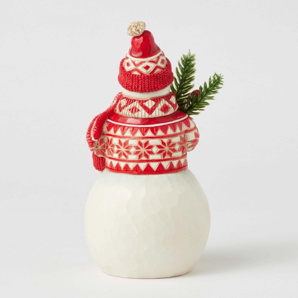 PUPAZZO NEVE NATALE NORDICO - HEARTWOOD CREEK