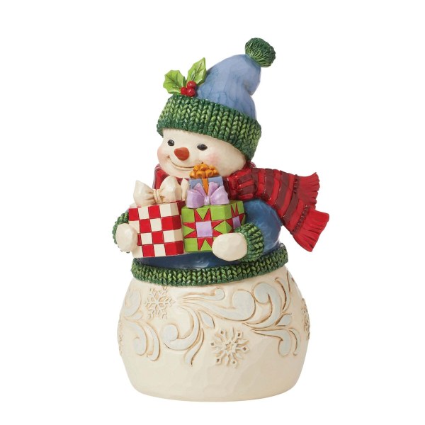 PUPAZZO DI NEVE PIENE DI REGALI - HEARTWOOD CREEK