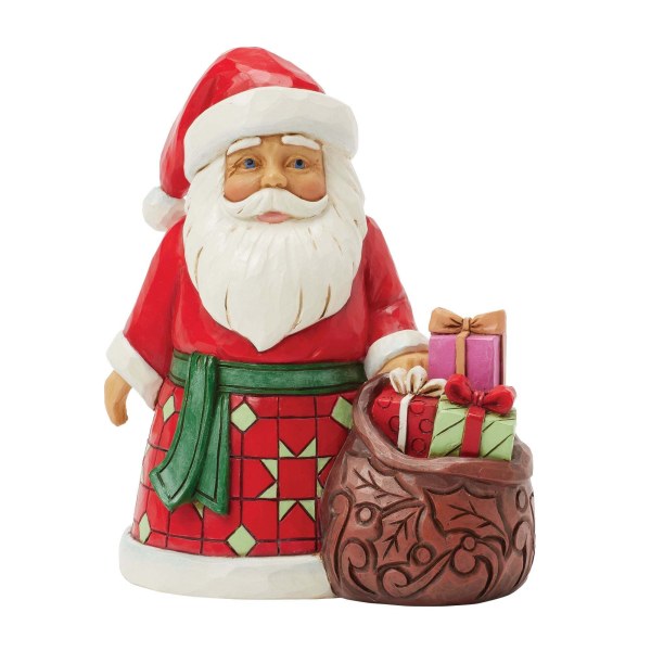 BABBO NATALE CON BORSA PER GIOCATTOLI - HEARTWOOD CREEK