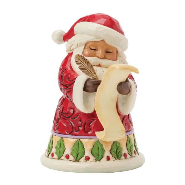 MINI BABBO NATALE CON LISTA - HEARTWOOD CREEK