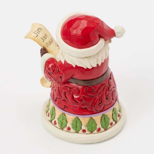 MINI BABBO NATALE CON LISTA - HEARTWOOD CREEK