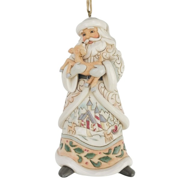 BABBO NATALE DEL BOSCO CON UN CERBIATTO IN MANO - HEARTWOOD CREEK