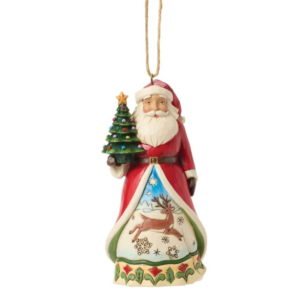 DECORAZIONE BABBO NATALE ALBERO DI NATALE VINTAGE - HEARTWOOD CREEK