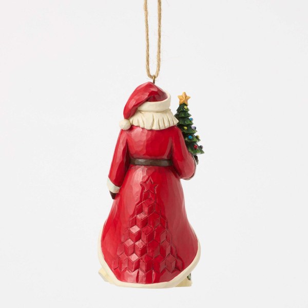 DECORAZIONE BABBO NATALE ALBERO DI NATALE VINTAGE - HEARTWOOD CREEK