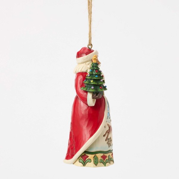 DECORAZIONE BABBO NATALE ALBERO DI NATALE VINTAGE - HEARTWOOD CREEK