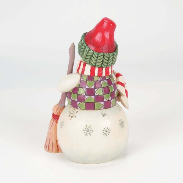PUPAZZO DI NEVE CON CANE CURIOSO - HEARTWOOD CREEK