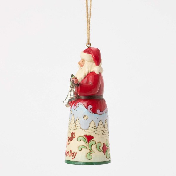 ORNAMENTO BABBO NATALE "HO SENTITO DELLA CAMPANA" - HEARTWOOD CREEK