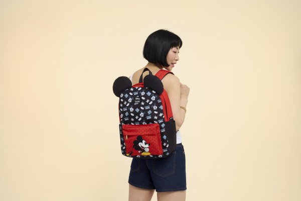 Grande zaino in nylon Topolino - Disney Loungefly