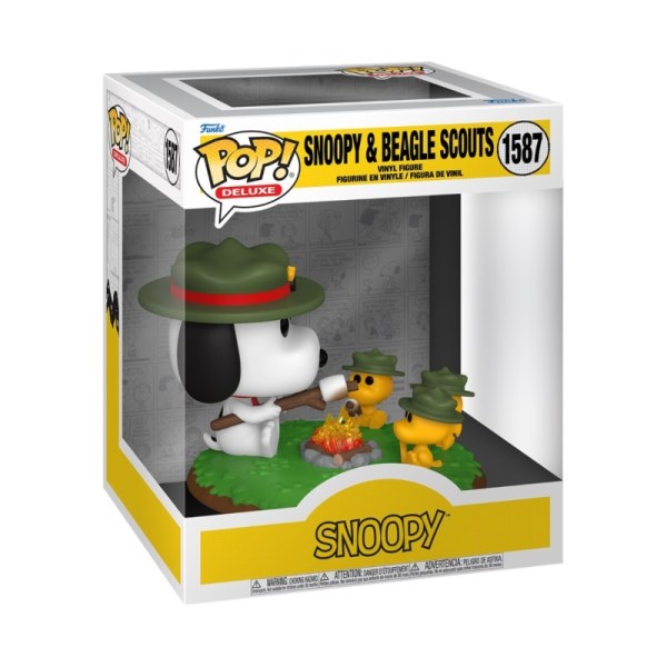 Snoopy Peanuts Pop Deluxe! 1587 Snoopy e Beagle Scouts Campeggio