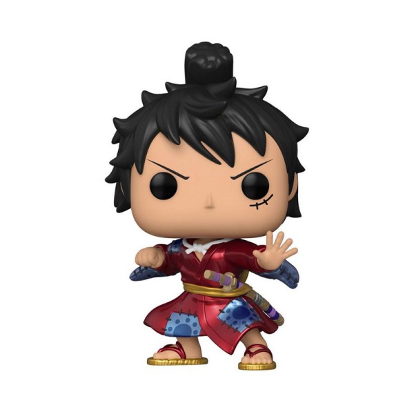 One Piece Pop! 921 Rufy in Kimono Metallico