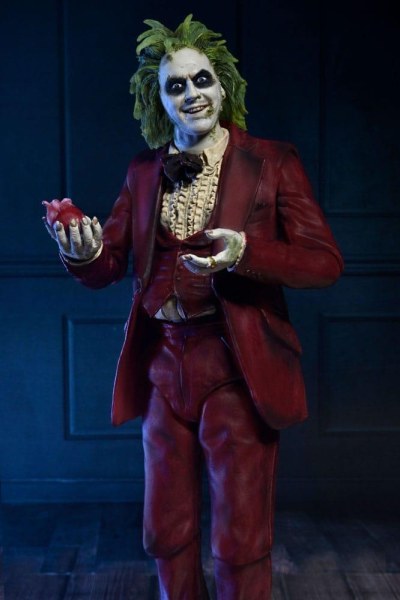 BEETLEJUICE BEETLEJUICE - ACTION FIGURE IN SCALA 7" - BEETLEJUICE "RED TUXEDO" ULTIMATE