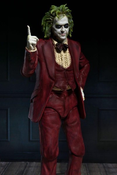 BEETLEJUICE BEETLEJUICE - ACTION FIGURE IN SCALA 7" - BEETLEJUICE "RED TUXEDO" ULTIMATE