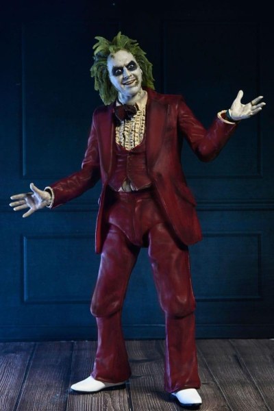 BEETLEJUICE BEETLEJUICE - ACTION FIGURE IN SCALA 7" - BEETLEJUICE "RED TUXEDO" ULTIMATE