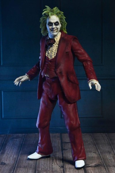 BEETLEJUICE BEETLEJUICE - ACTION FIGURE IN SCALA 7" - BEETLEJUICE "RED TUXEDO" ULTIMATE