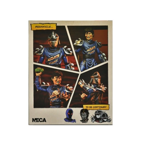 TARTARUGHE NINJA (MIRAGE COMICS) - ACTION FIGURE DA 7" IN SCALA - SHREDDER DANNEGGIATO IN BATTAGLIA