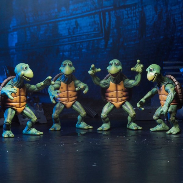 TARTARUGHE NINJA ADOLESCENTI MUTANTI (FILM DEL 1990) – ACTION FIGURE IN SCALA 1/4 – SET BABY TURTLES