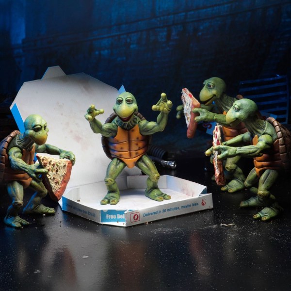 TARTARUGHE NINJA ADOLESCENTI MUTANTI (FILM DEL 1990) – ACTION FIGURE IN SCALA 1/4 – SET BABY TURTLES