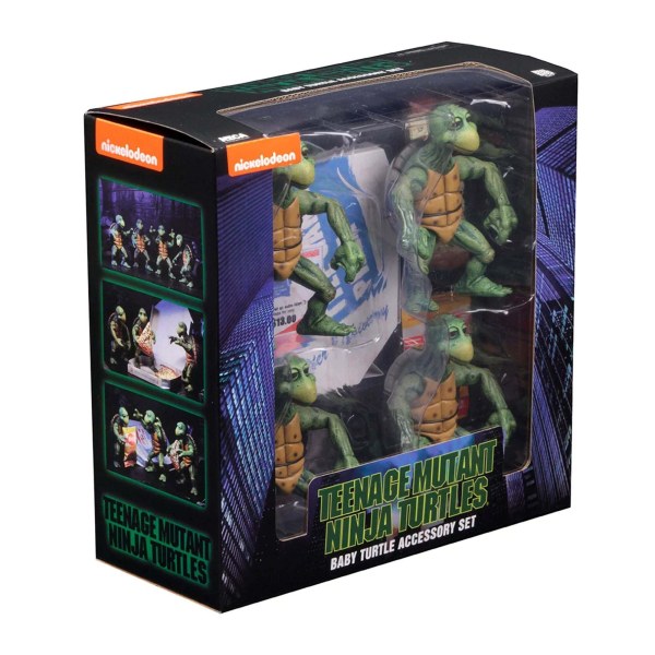 TARTARUGHE NINJA ADOLESCENTI MUTANTI (FILM DEL 1990) – ACTION FIGURE IN SCALA 1/4 – SET BABY TURTLES