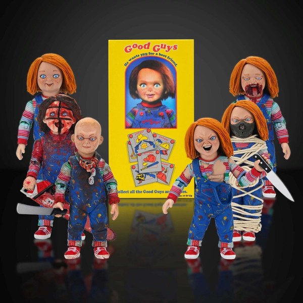 CHUCKY (SERIE TV) - ACTION FIGURE IN SCALA 7" - SCATOLA SENZA OCCHI "GOOD GUY"