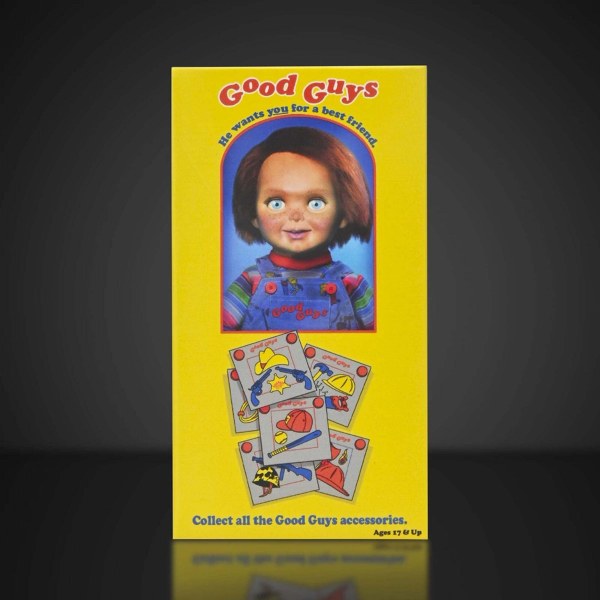 CHUCKY (SERIE TV) - ACTION FIGURE IN SCALA 7" - SCATOLA SENZA OCCHI "GOOD GUY"