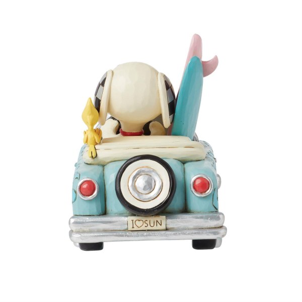 Snoopy e Woodstock in auto surf - Peanuts