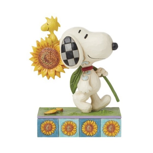 Snoopy e Woodstock con i girasoli - Peanuts
