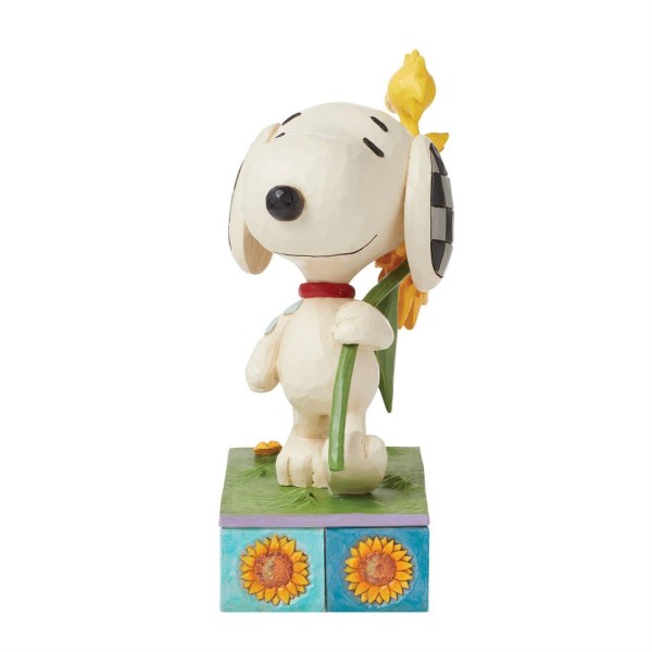Snoopy e Woodstock con i girasoli - Peanuts