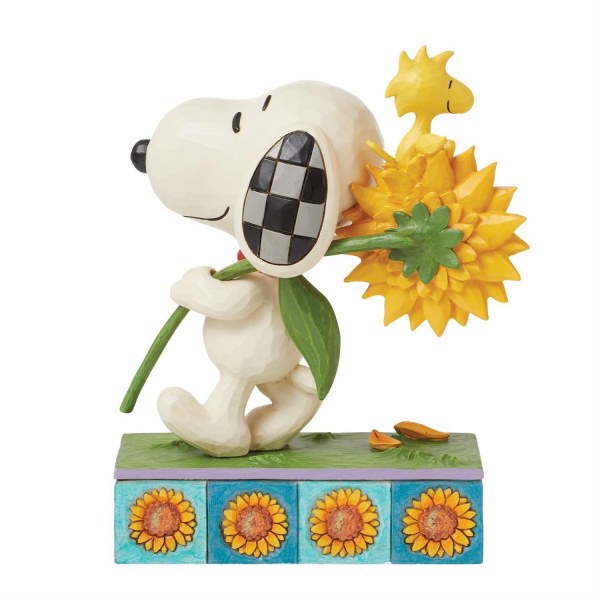 Snoopy e Woodstock con i girasoli - Peanuts